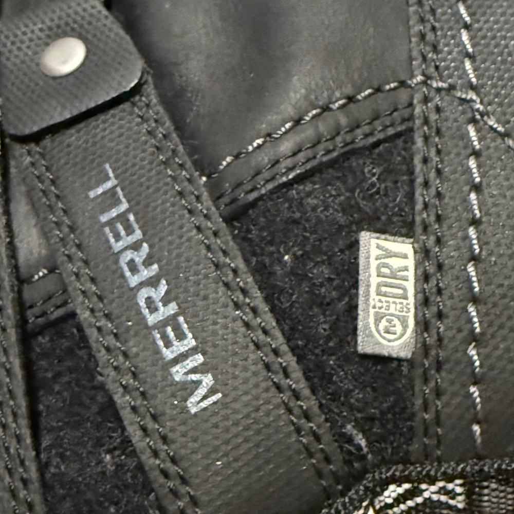 Merrell Womens‎ Sylva Tall Waterproof Winter Snow Boots Black Leather 5.5 - Picture 6 of 8